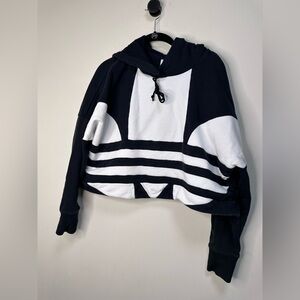 adidas Black and White Women's Hoodie